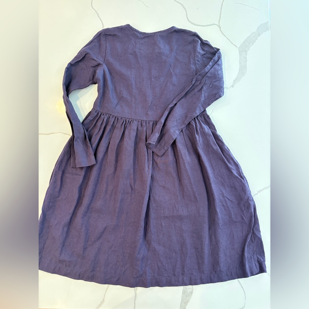 notPERFECTLINEN midi EMILIE loose dress, Size Small.